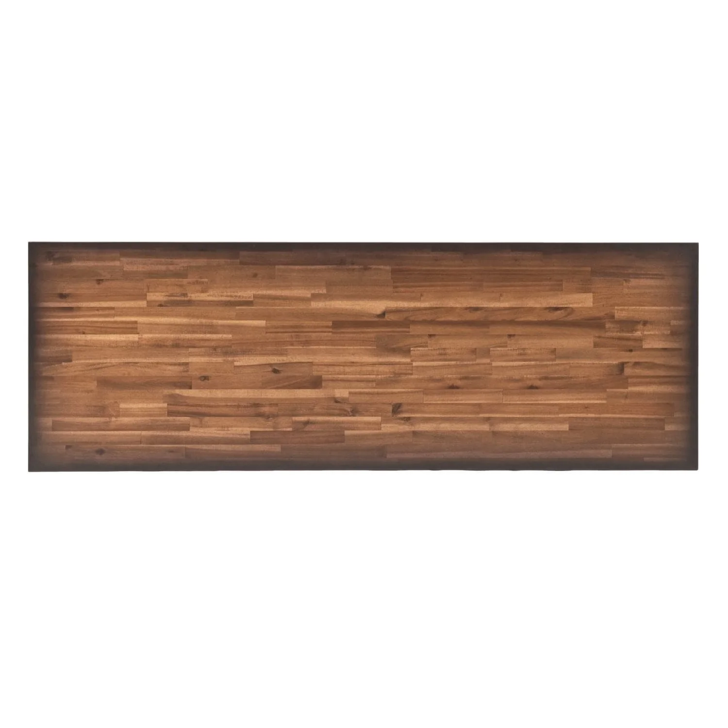 DuraMax | Weston 72" Industrial Metal & Wood desk with shelves - Image 12