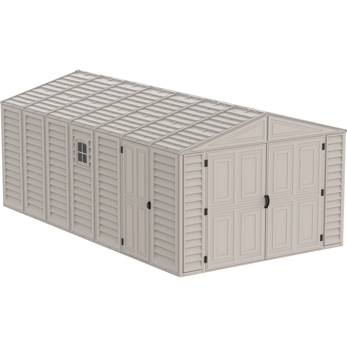 DuraMax | Woodbridge 10 ft 6 in Wide Vinyl Plastic Standalone Garage or Storage Building With Foundation Kit - Image 17