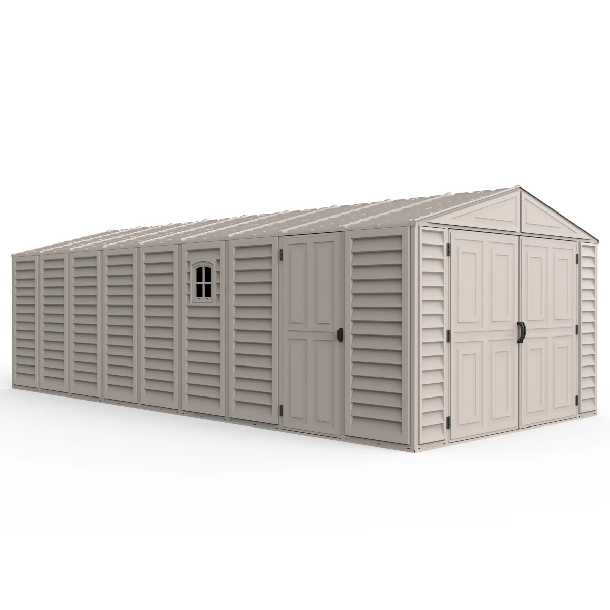 DuraMax | Woodbridge 10 ft 6 in Wide Vinyl Plastic Standalone Garage or Storage Building With Foundation Kit - Image 19