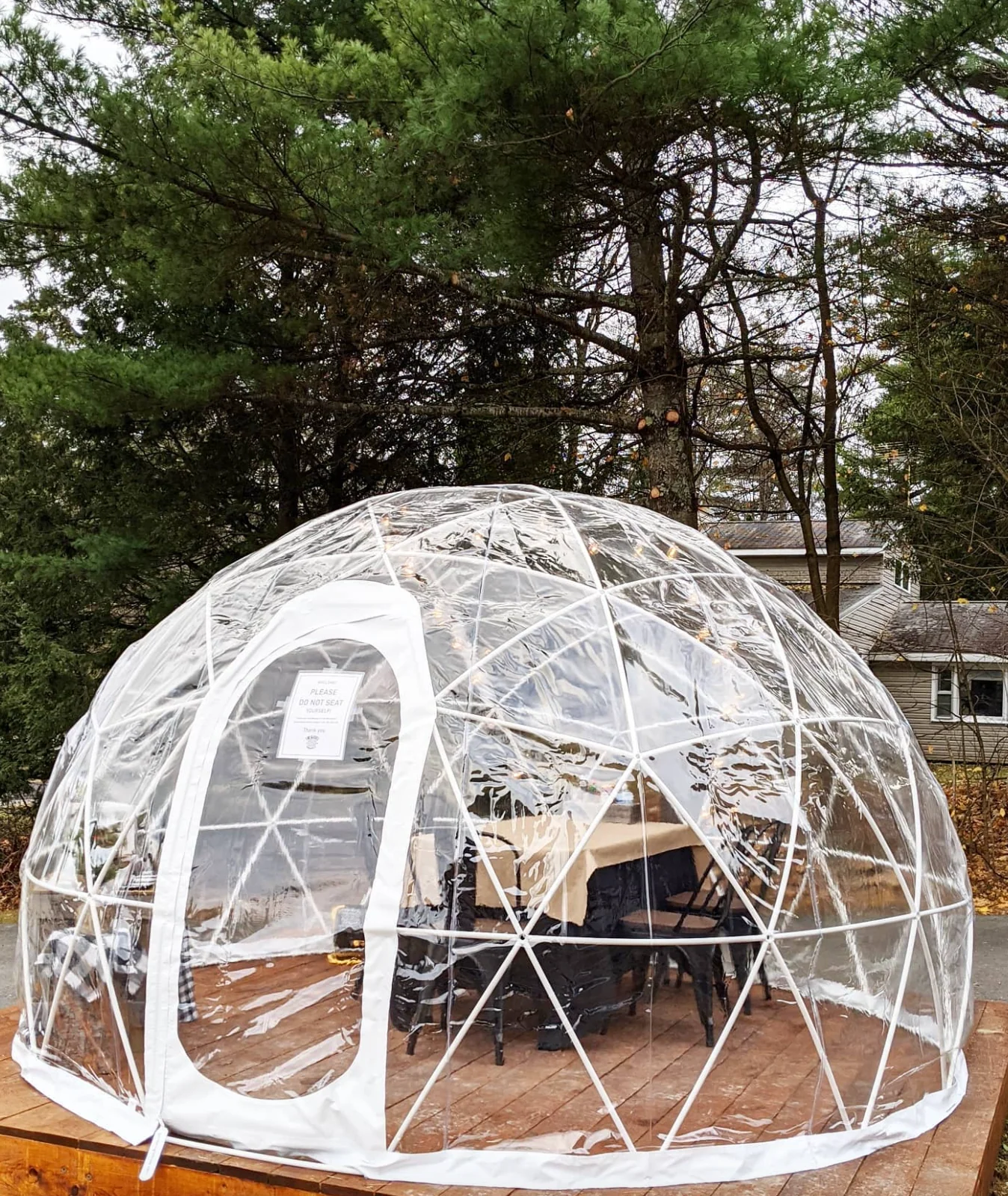 Garden Igloo | Dome, PVC, 11'9"W, 7'2"H - Outdoor Dining, Play Area for Children, Stylish Conservatory, Greenhouse, Gazebo - Image 21