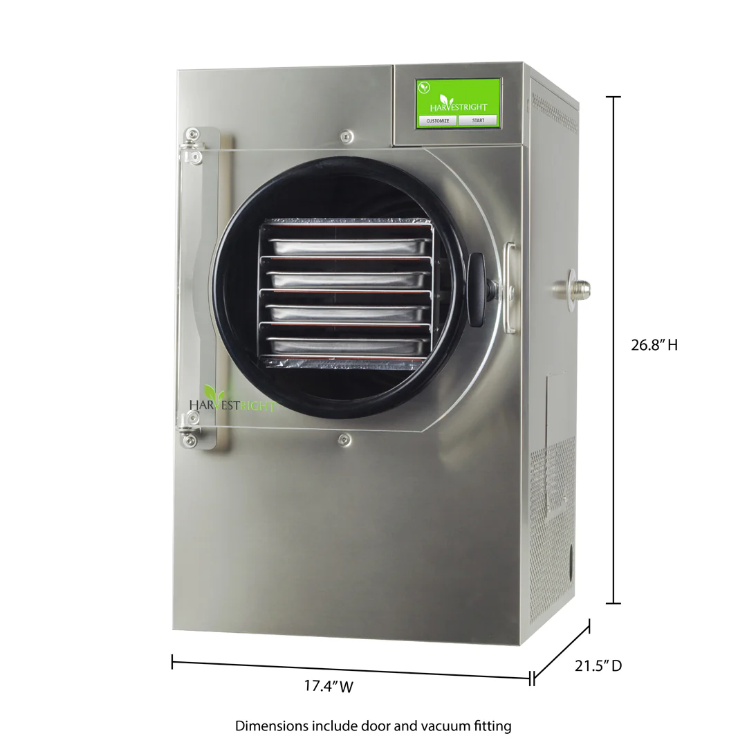 Harvest Right | Home Pro Freeze Dryer Small (4 Trays) with Vacuum Pump and Mylar Starter Kit - Image 4