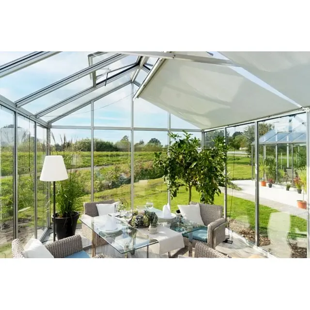 Hoklartherm | 11.5 ft wide 10.5 ft tall Livingten Double-Pane Insulated Glass Greenhouse Kit With 22mm ISO Safety Glass Glazing, three sizes - Image 10