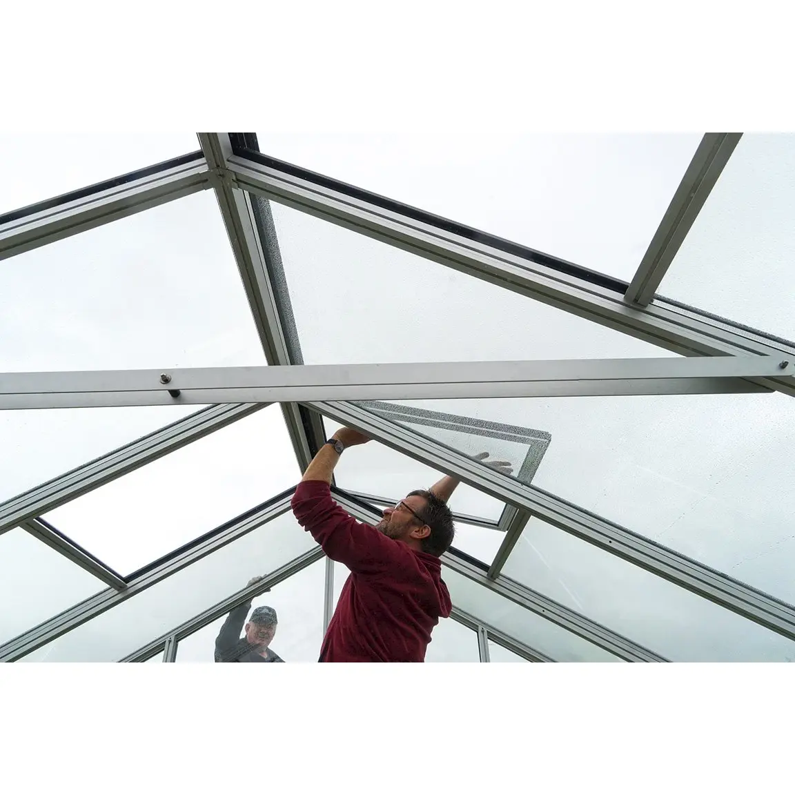 Hoklartherm | 11.5 ft wide 10.5 ft tall Livingten Double-Pane Insulated Glass Greenhouse Kit With 22mm ISO Safety Glass Glazing, three sizes - Image 22