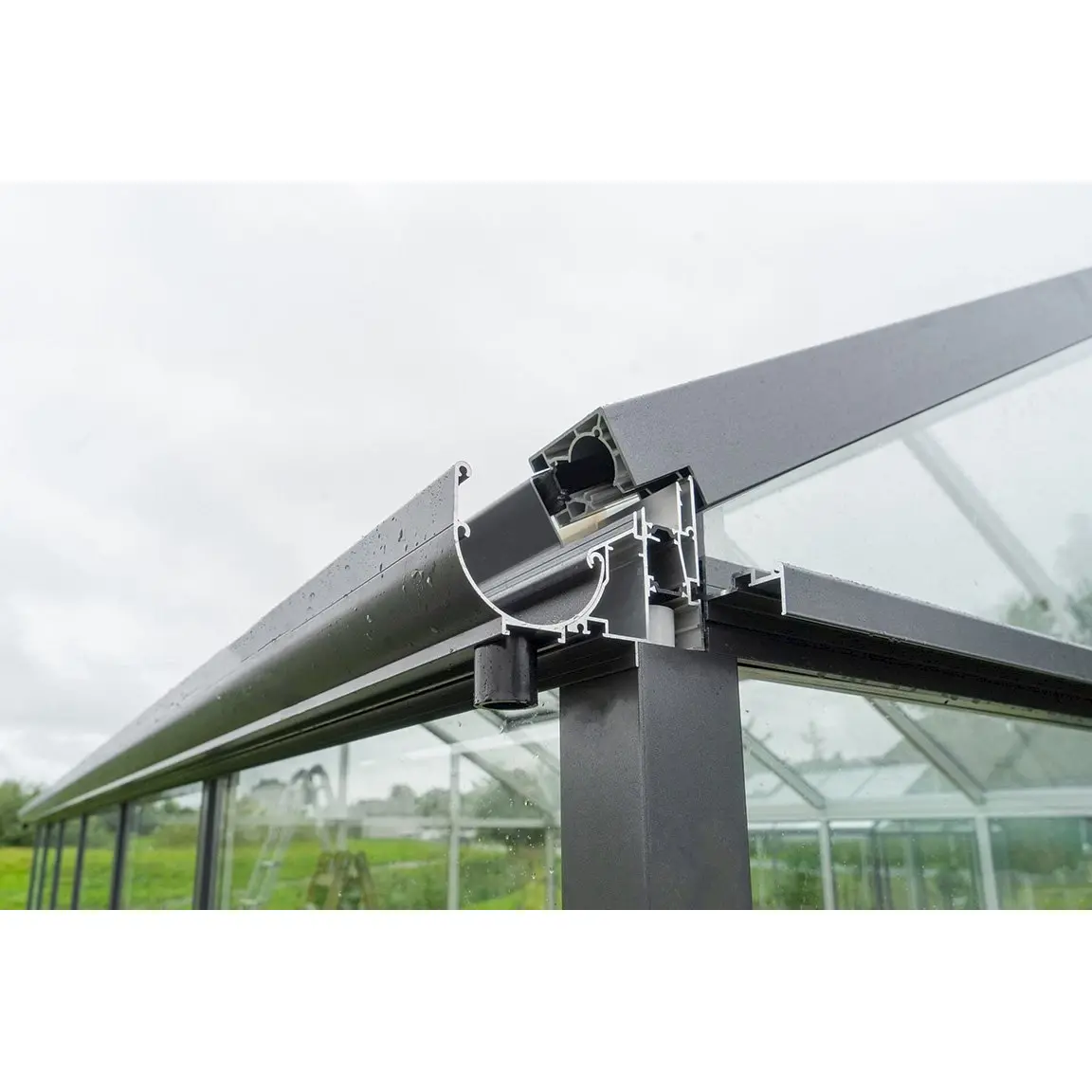 Hoklartherm | 11.5 ft wide 10.5 ft tall Livingten Double-Pane Insulated Glass Greenhouse Kit With 22mm ISO Safety Glass Glazing, three sizes - Image 24