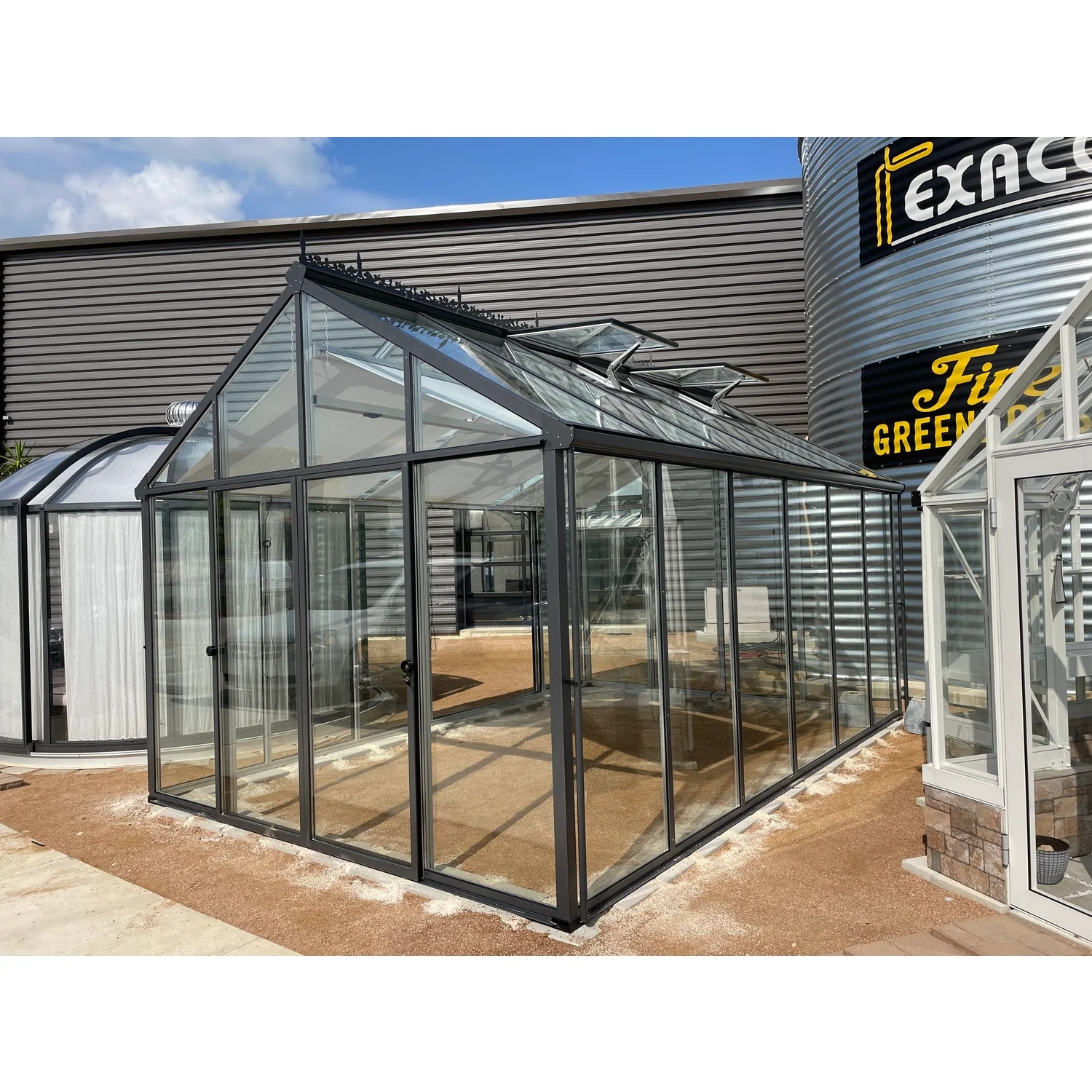 Hoklartherm | 11.5 ft wide 10.5 ft tall Livingten Double-Pane Insulated Glass Greenhouse Kit With 22mm ISO Safety Glass Glazing, three sizes - Image 31