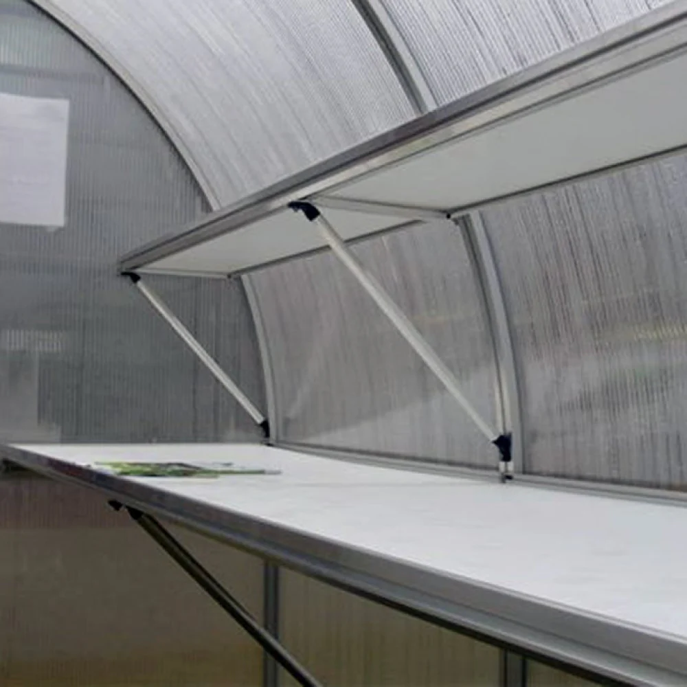Hoklartherm | 14ft x 16ft 5in x 9ft 10in Riga XL5 Professional Greenhouse Kit With 16mm Triple-wall Polycarbonate Glazing - Image 12