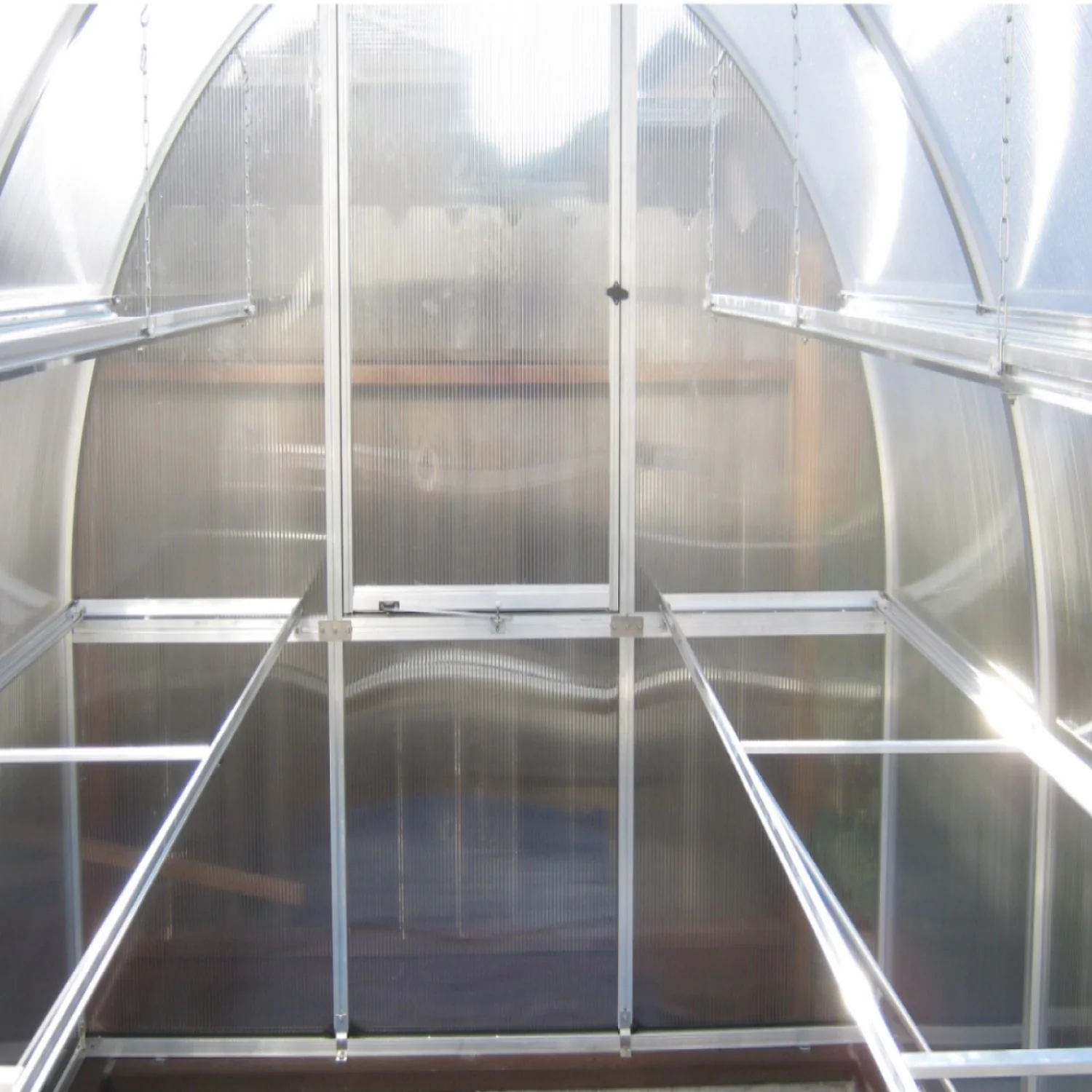 Hoklartherm | 7ft 8in x 10ft 6in x 7ft 1in Riga 3S Hobby Greenhouse Kit With 8mm Twin-wall Polycarbonate Glazing - Image 10