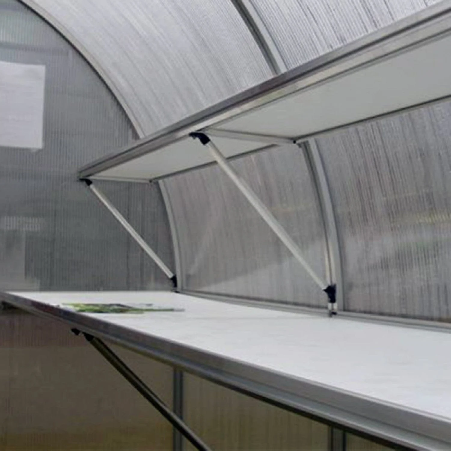 Hoklartherm | 7ft 8in x 10ft 6in x 7ft 1in Riga 3S Hobby Greenhouse Kit With 8mm Twin-wall Polycarbonate Glazing - Image 12