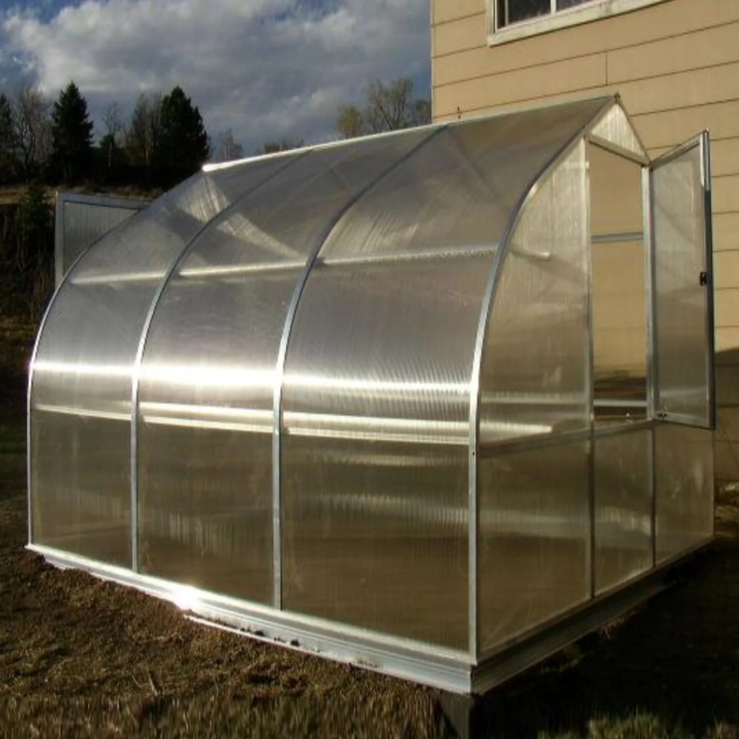 Hoklartherm | 7ft 8in x 10ft 6in x 7ft 1in Riga 3S Hobby Greenhouse Kit With 8mm Twin-wall Polycarbonate Glazing - Image 5