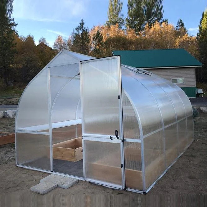 Hoklartherm | 7ft 8in x 14ft x 7ft 1in Riga 4S Hobby Greenhouse Kit With 8mm Twin-wall Polycarbonate Glazing - Image 3