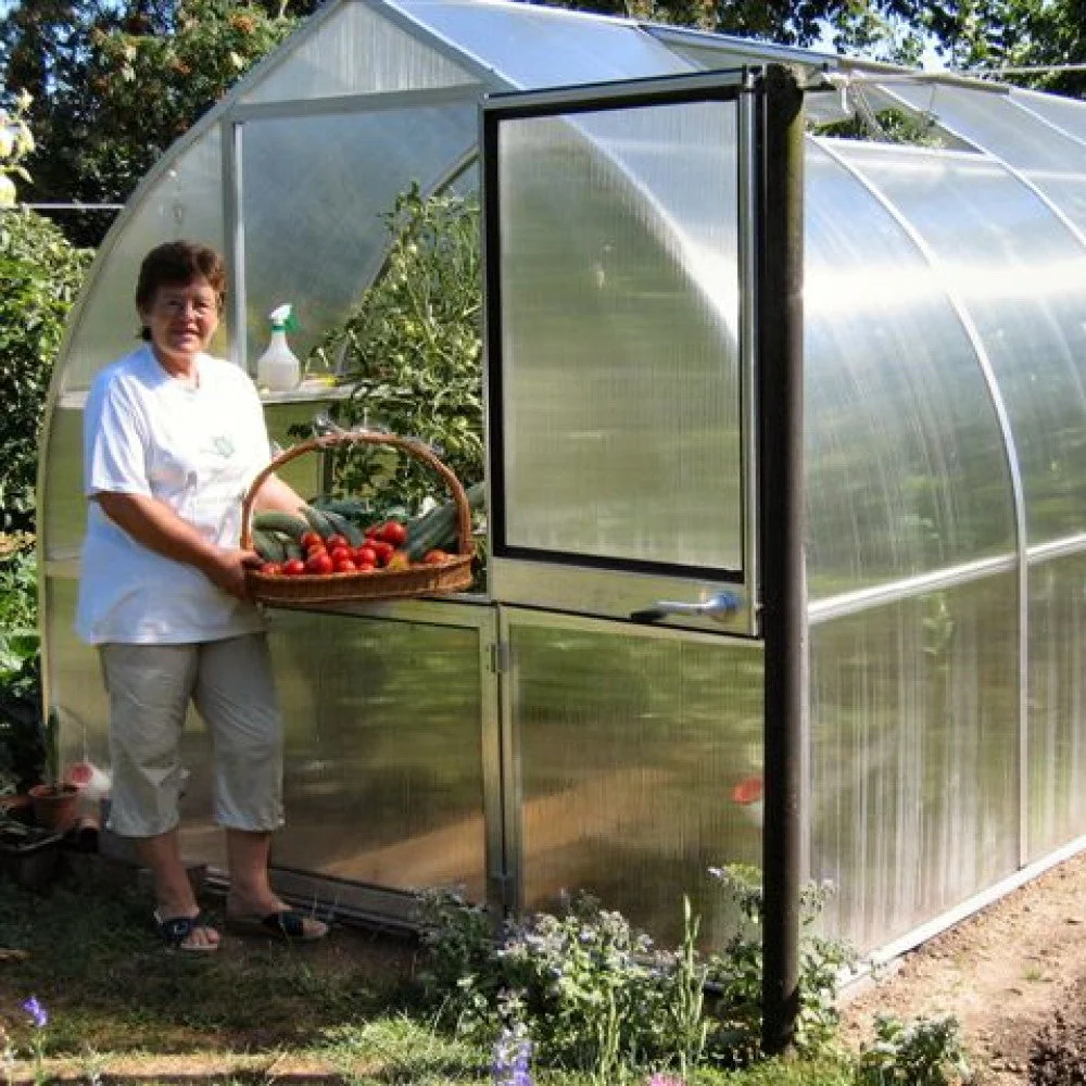 Hoklartherm | 9ft 8in x 14ft x 7ft 7in Riga 4 Hobby Greenhouse Kit With 8mm Twin-wall Polycarbonate Glazing - Image 8