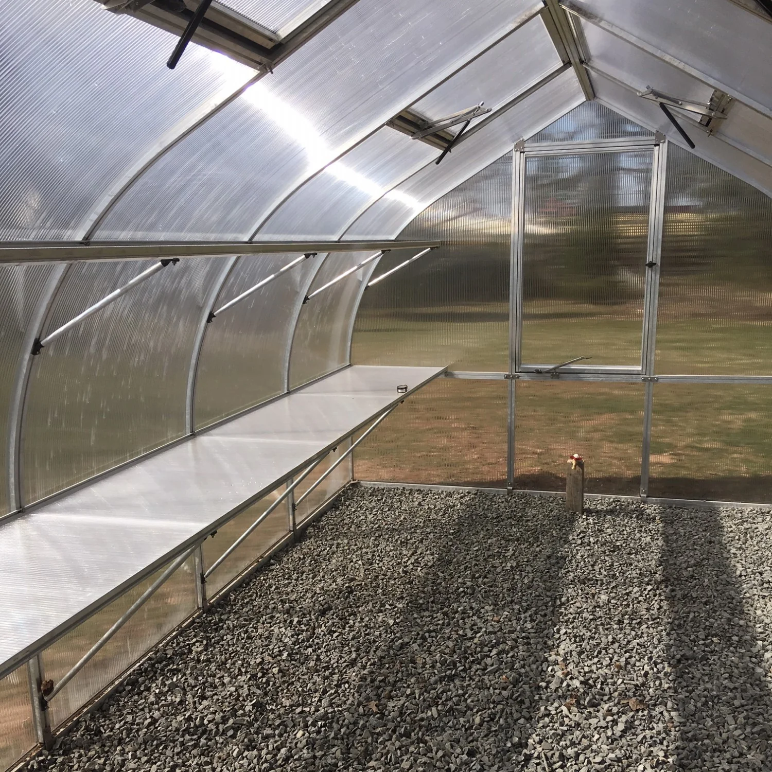 Hoklartherm | 9ft 8in x 17ft 6in x 7ft 7in Riga 5 Hobby Greenhouse Kit With 8mm Twin-wall Polycarbonate Glazing - Image 6