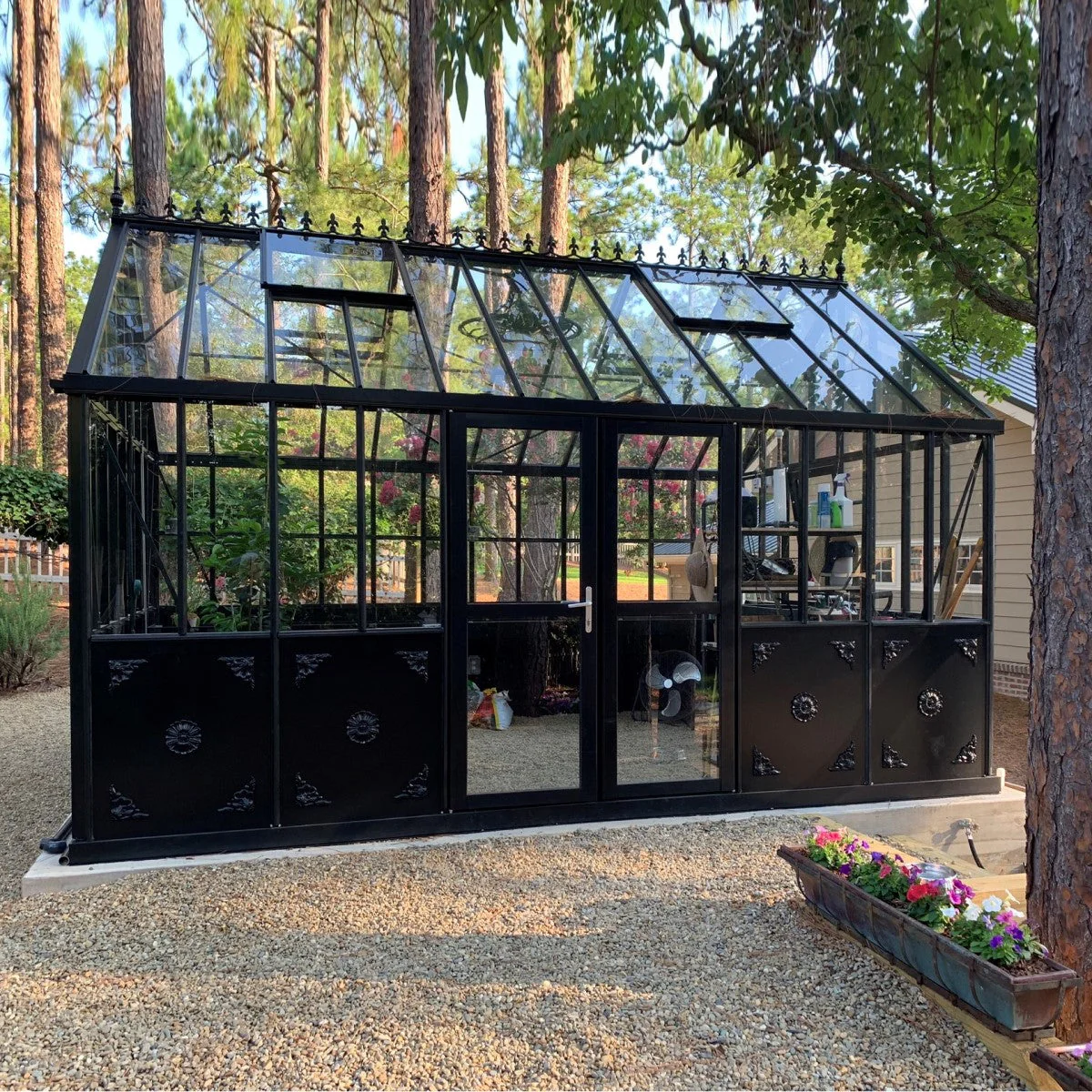 Janssens | 10x20x9 ft Retro Royal Victorian VI 36 Medium Greenhouse Kit With 4mm Tempered Glass Glazing - Image 5