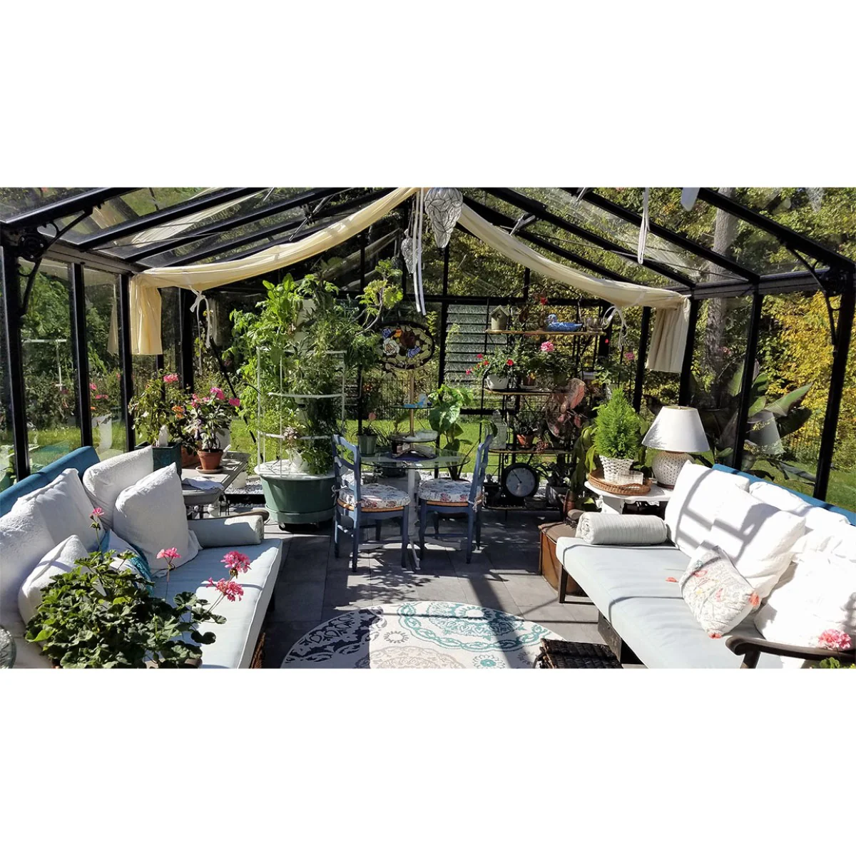 Janssens | 12.5x20x9 ft Royal Victorian VI 46 Large Glass Greenhouse Kit With 4mm Tempered Glass Glazing - Image 28