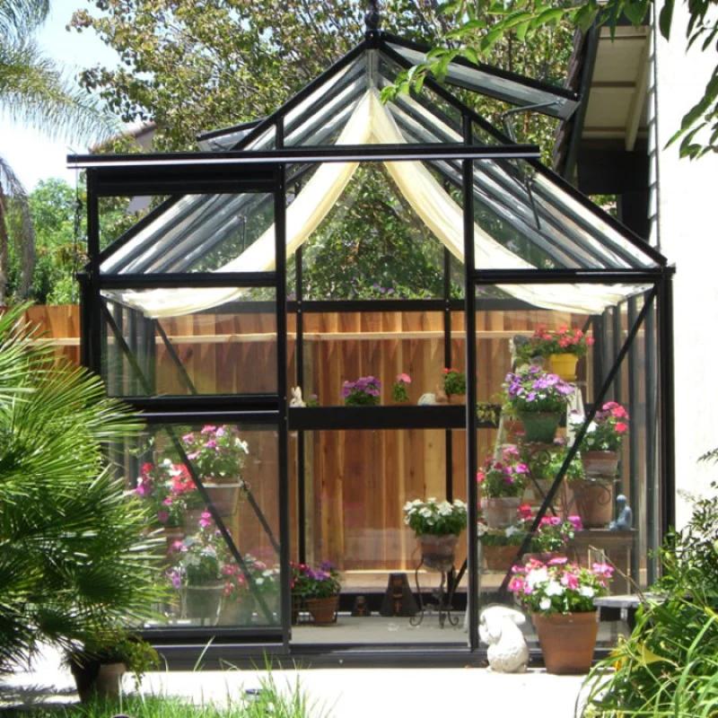 Janssens | 8x10x8 ft Junior Victorian J-VIC 23 Glass Greenhouse Kit With 4mm Tempered Glass Glazing - Image 5