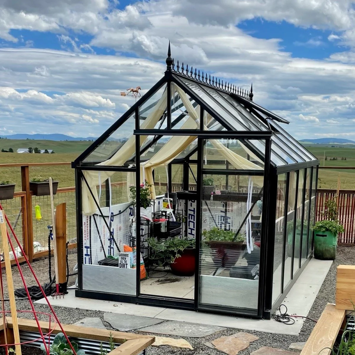Janssens | 8x12.5x8 ft Junior Victorian J-VIC 24 Glass Greenhouse Kit With 4mm Tempered Glass Glazing - Image 7