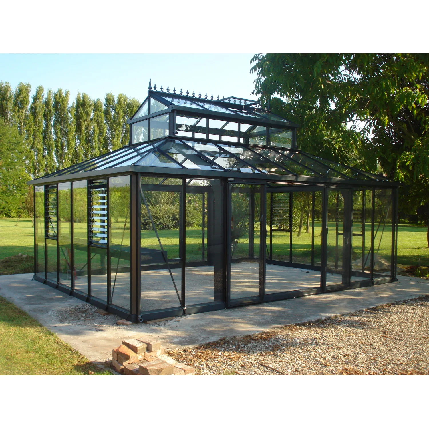Janssens | Cathedral Victorian Glass Greenhouse Kit With 4mm Tempered Glass Glazing - Image 11