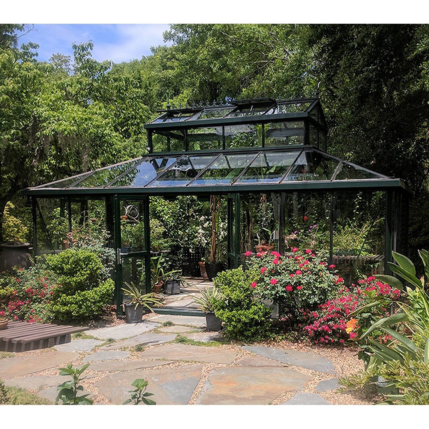 Janssens | Cathedral Victorian Glass Greenhouse Kit With 4mm Tempered Glass Glazing - Image 6