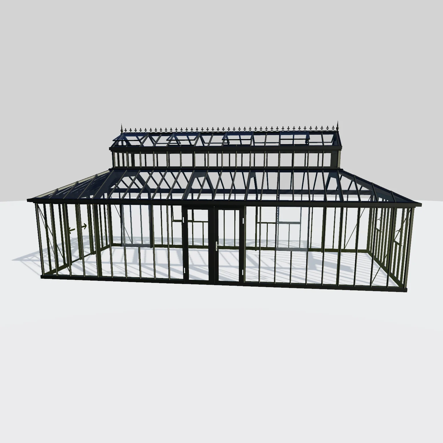 Janssens | Cathedral Victorian Glass Greenhouse Kit with 4mm Tempered Glass Glazing (Custom LUR811/REP733) - Image 5