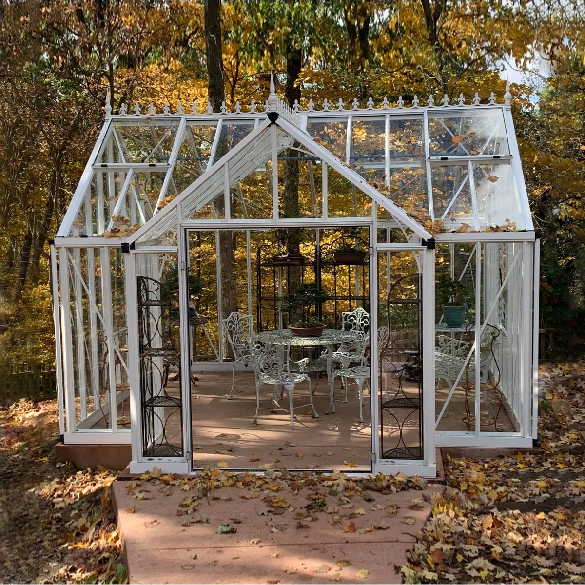 Janssens | EOS Royal T Victorian Glass Greenhouse Kit With 4mm Narrow Tempered Glass Glazing - Image 12