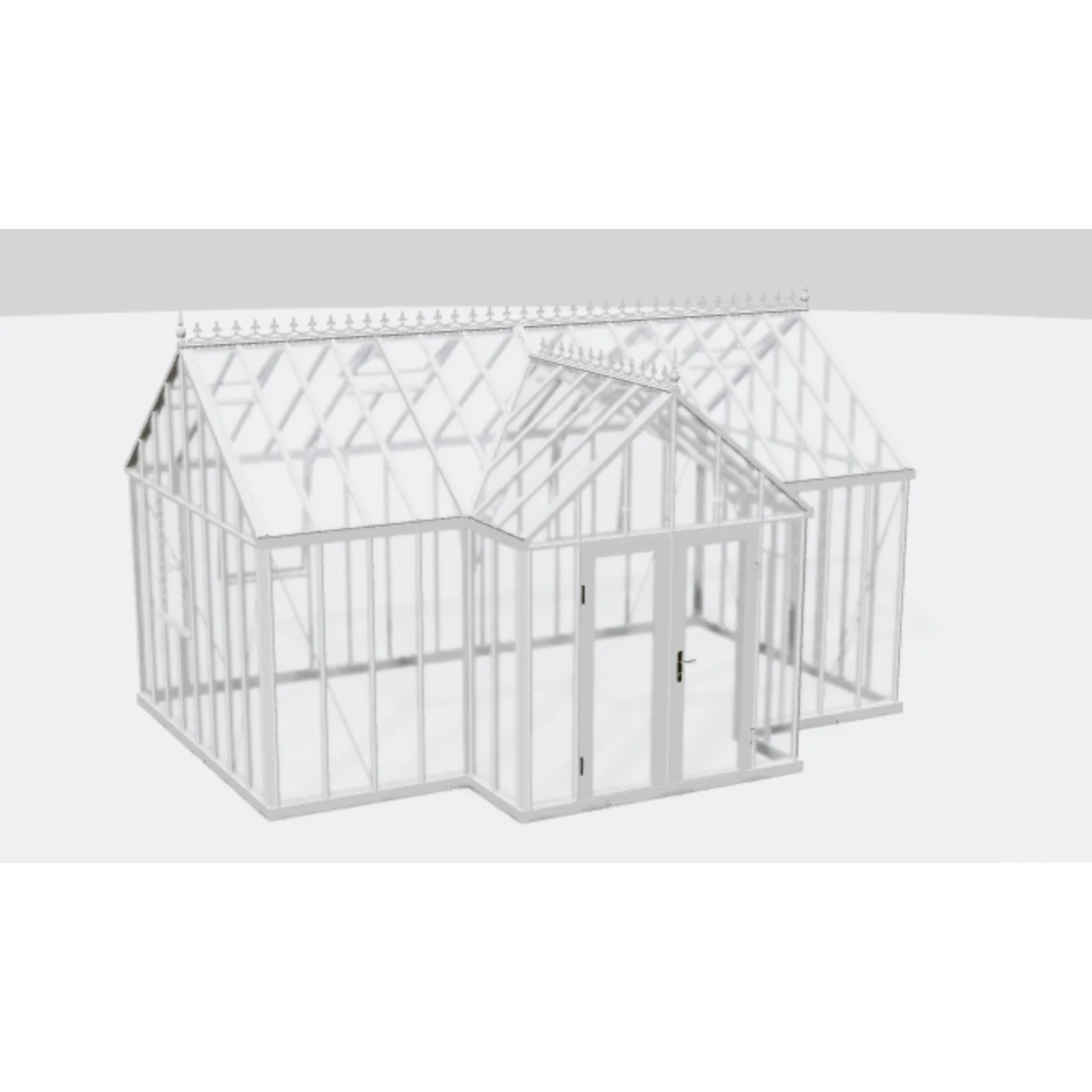 Janssens | EOS Royal T Victorian Glass Greenhouse Kit With 4mm Narrow Tempered Glass Glazing - Image 28
