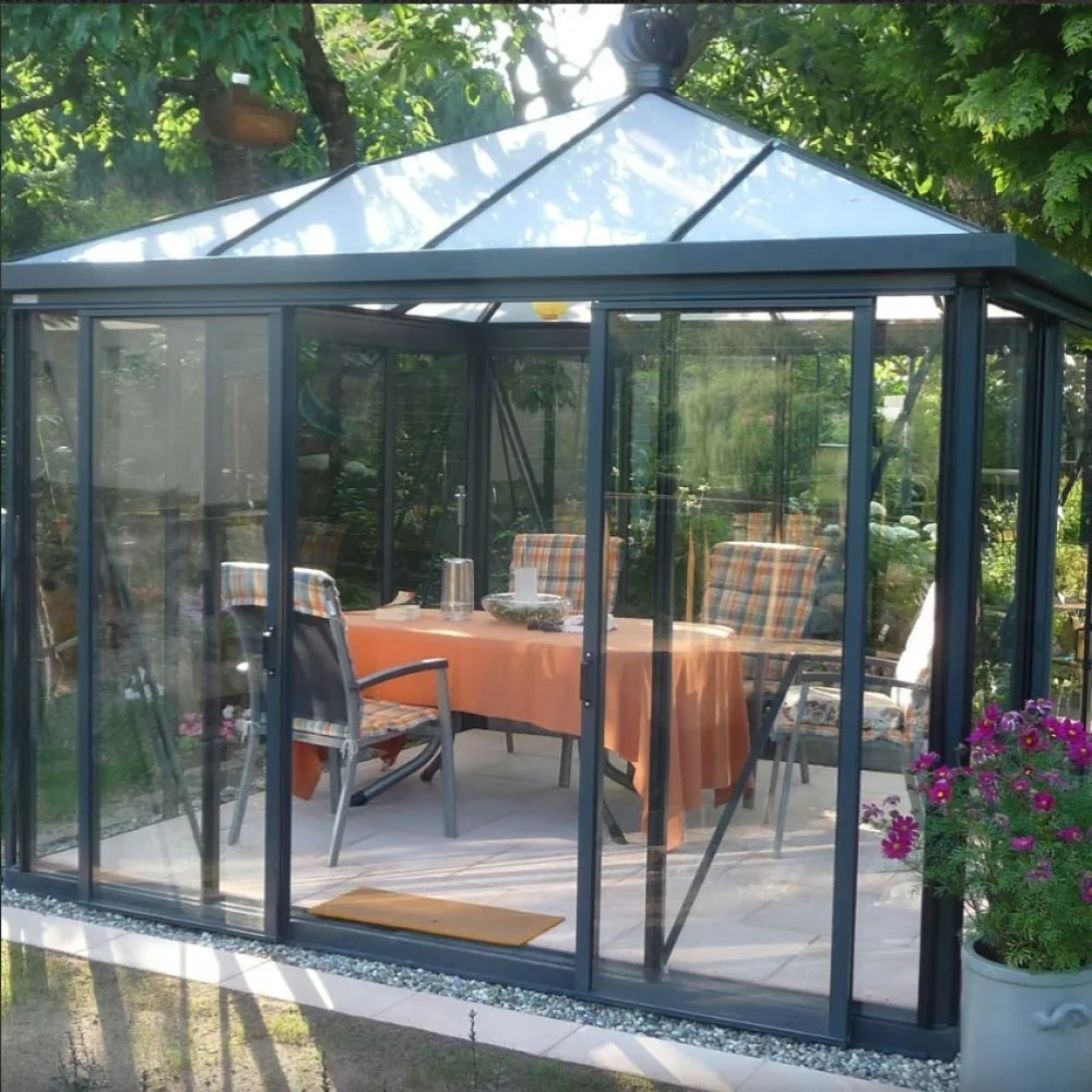 Janssens | Pyramid Glass Greenhouse Kit With 4mm Tempered Glass Glazing - Image 11