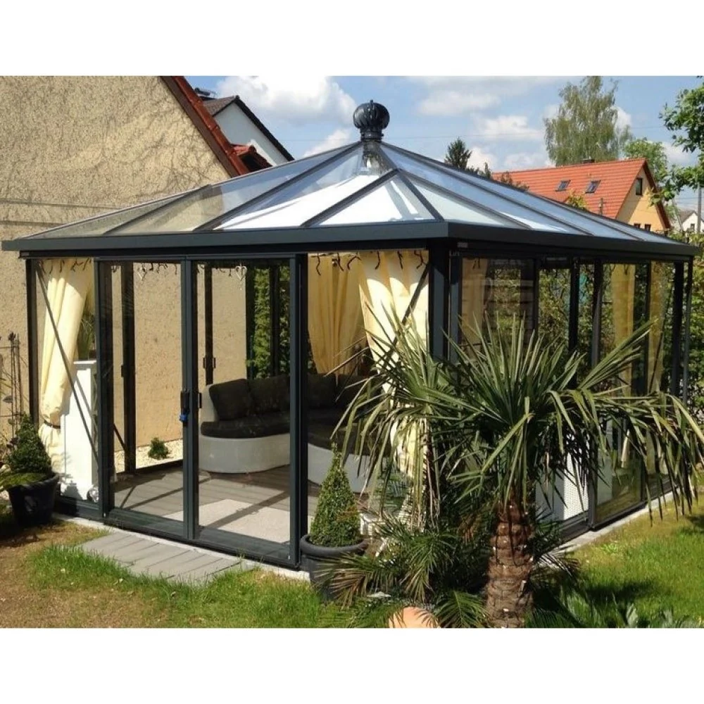 Janssens | Pyramid Glass Greenhouse Kit With 4mm Tempered Glass Glazing - Image 7