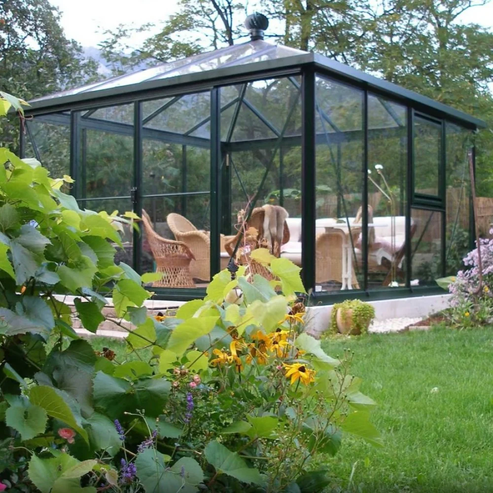 Janssens | Pyramid Glass Greenhouse Kit With 4mm Tempered Glass Glazing - Image 9