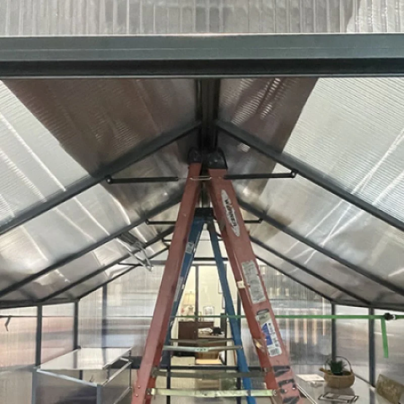 KGT | Nelke PRO 4 10x14 ft Greenhouse With 16mm Triple-Wall Polycarbonate Glazing - Image 10
