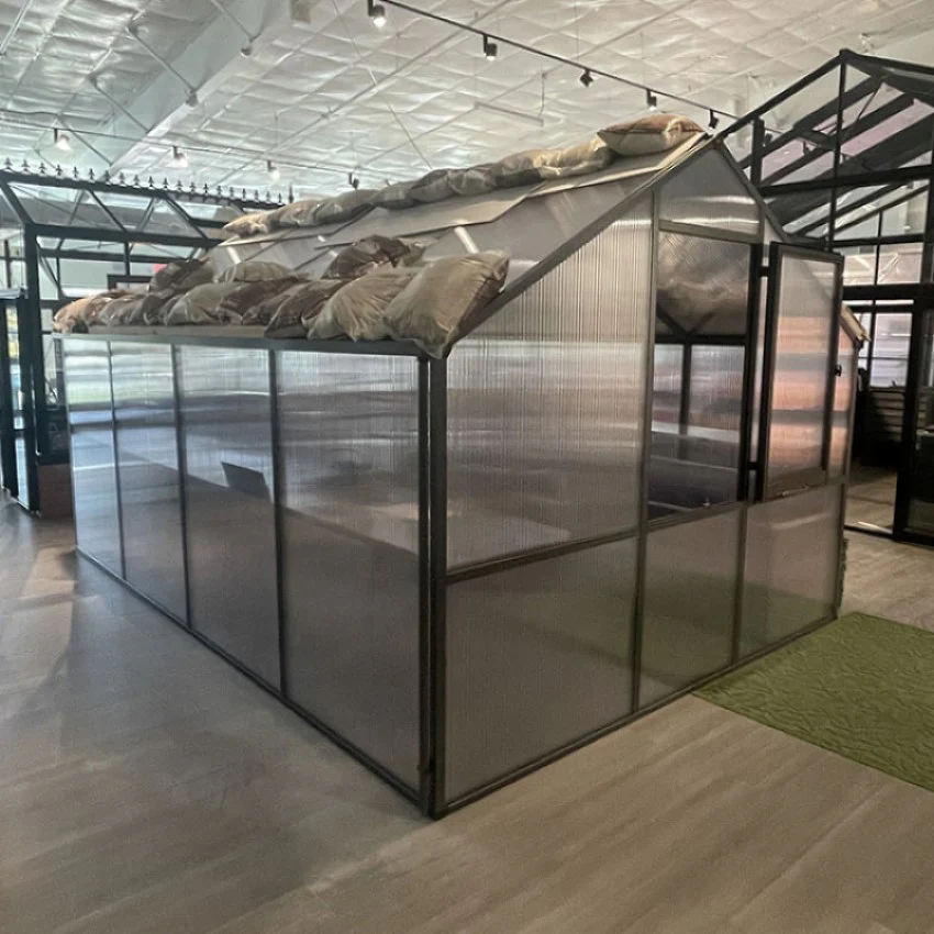 KGT | Nelke PRO 4 10x14 ft Greenhouse With 16mm Triple-Wall Polycarbonate Glazing - Image 5