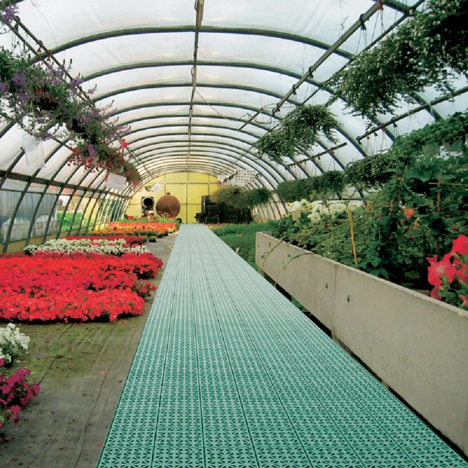 Riverstone | MONT 20' Greenhouse Interlocking Flooring System - 54 Tiles Kit - Image 11