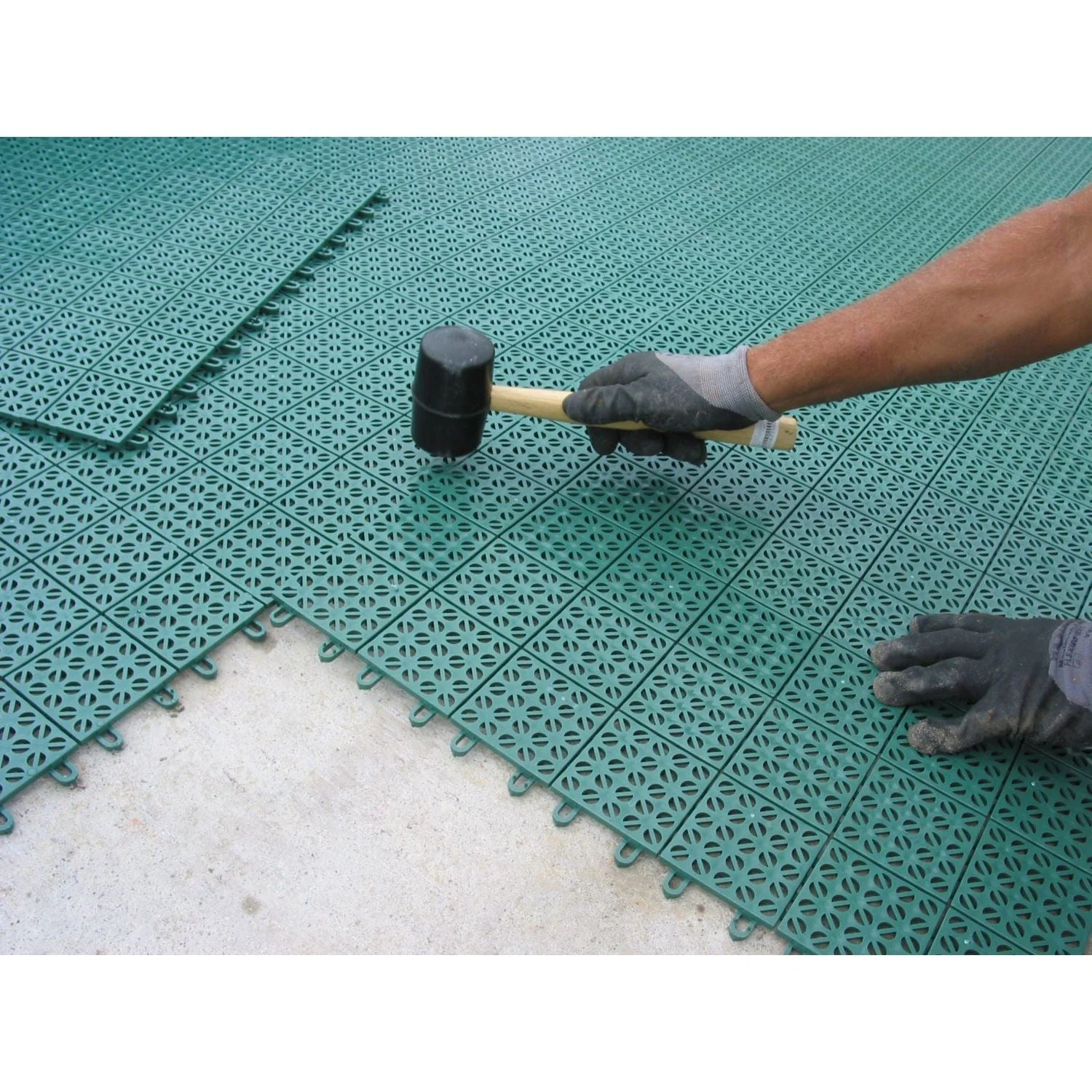 Riverstone | MONT 24' Greenhouse Interlocking Flooring System - 63 Tiles Kit - Image 31