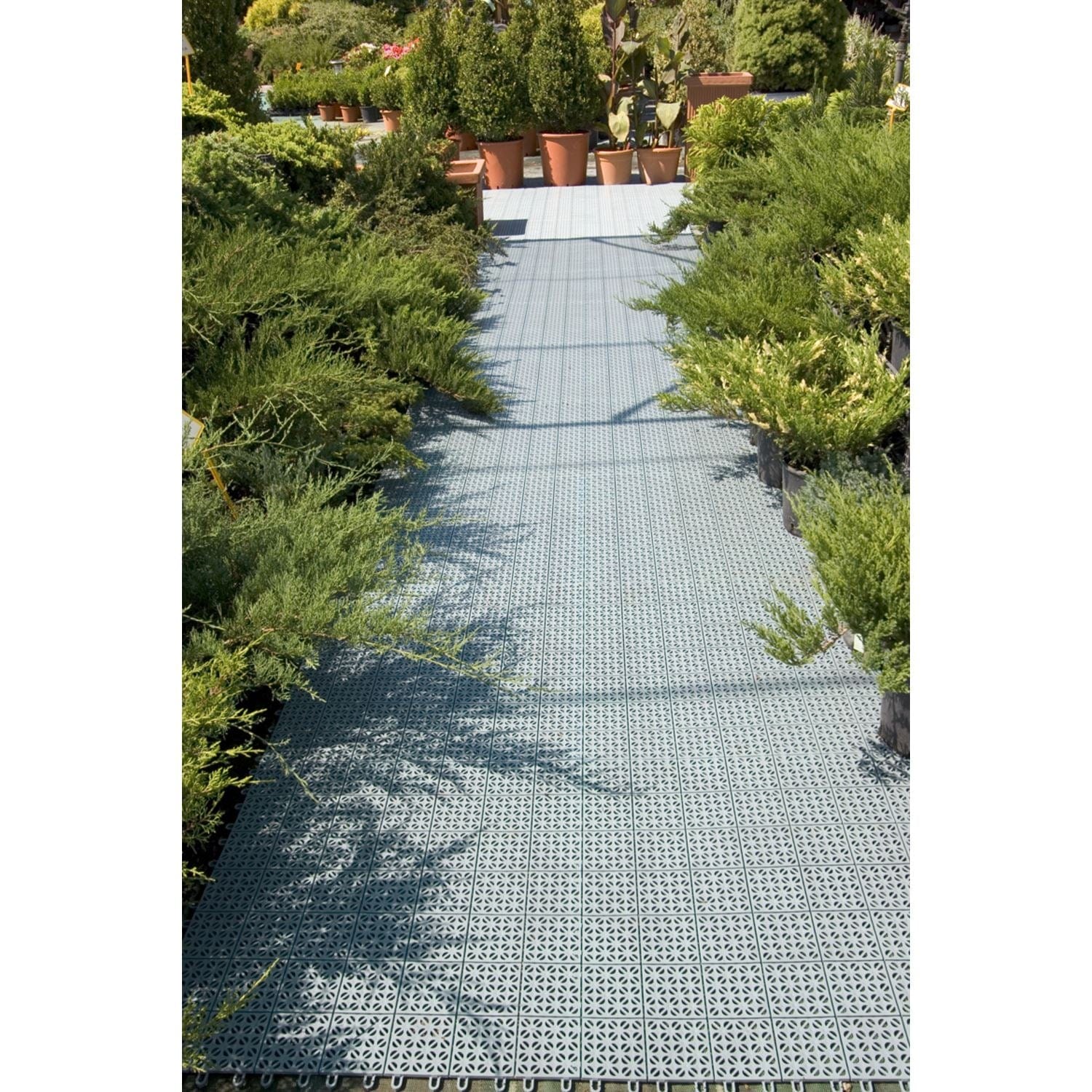 Riverstone | MONT 24' Greenhouse Interlocking Flooring System - 63 Tiles Kit - Image 5