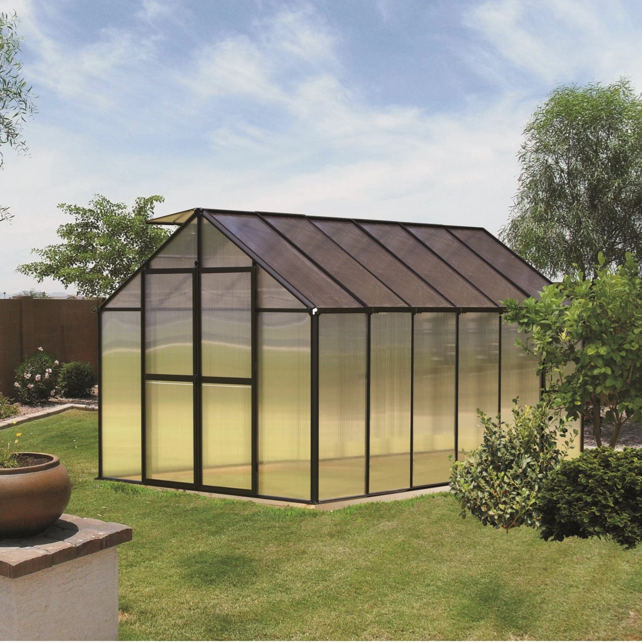 Riverstone | MONT Standard Greenhouse Kit With 8mm Twin-wall Polycarbonate Glazing - Image 3