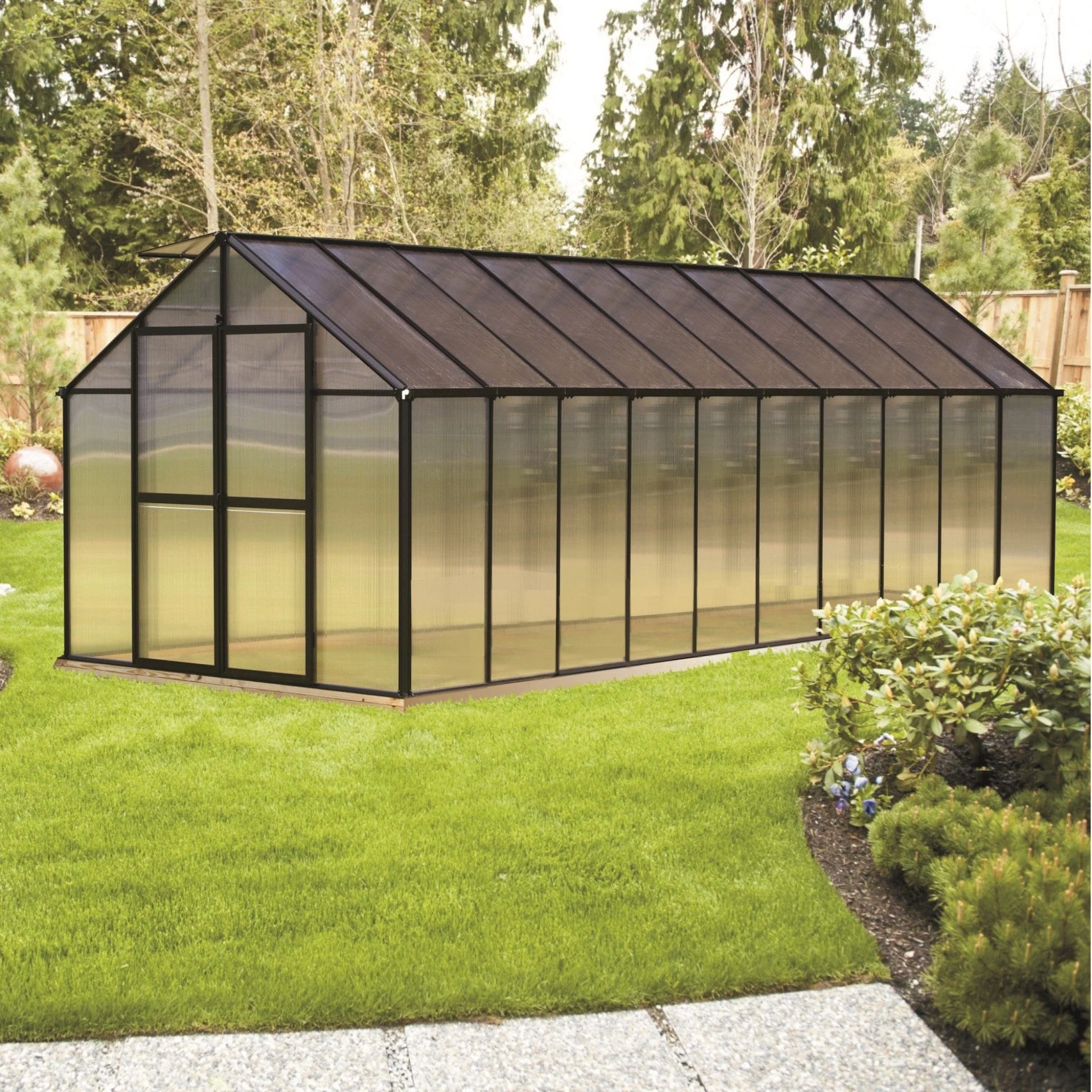 Riverstone | MONT Standard Greenhouse Kit With 8mm Twin-wall Polycarbonate Glazing - Image 5