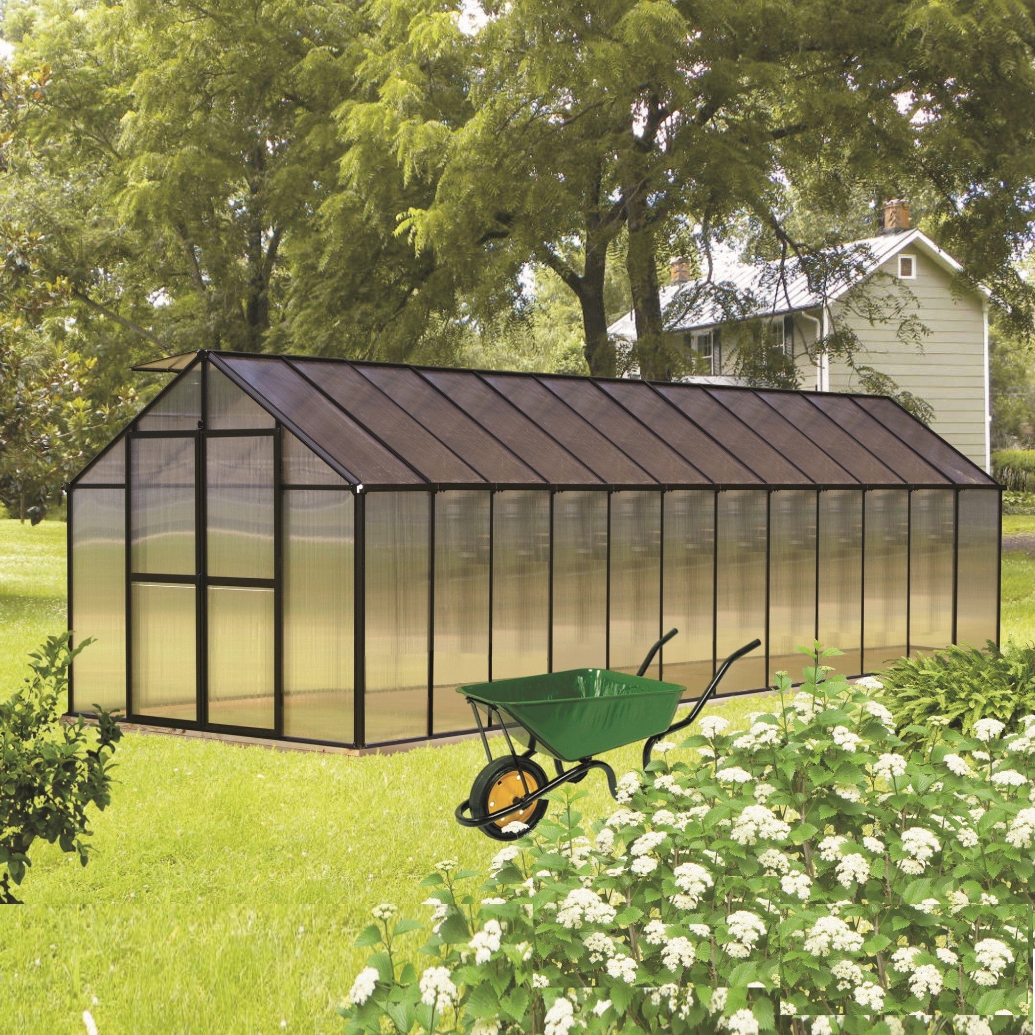 Riverstone | MONT Standard Greenhouse Kit With 8mm Twin-wall Polycarbonate Glazing - Image 6