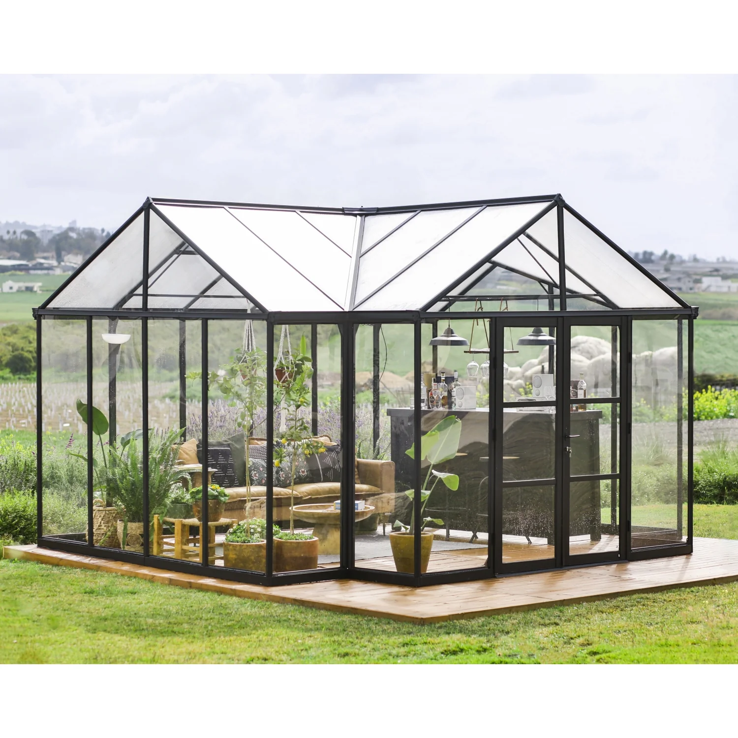 Palram - Canopia | 12x15 Ft Triomphe Chalet Greenhouse - Image 3