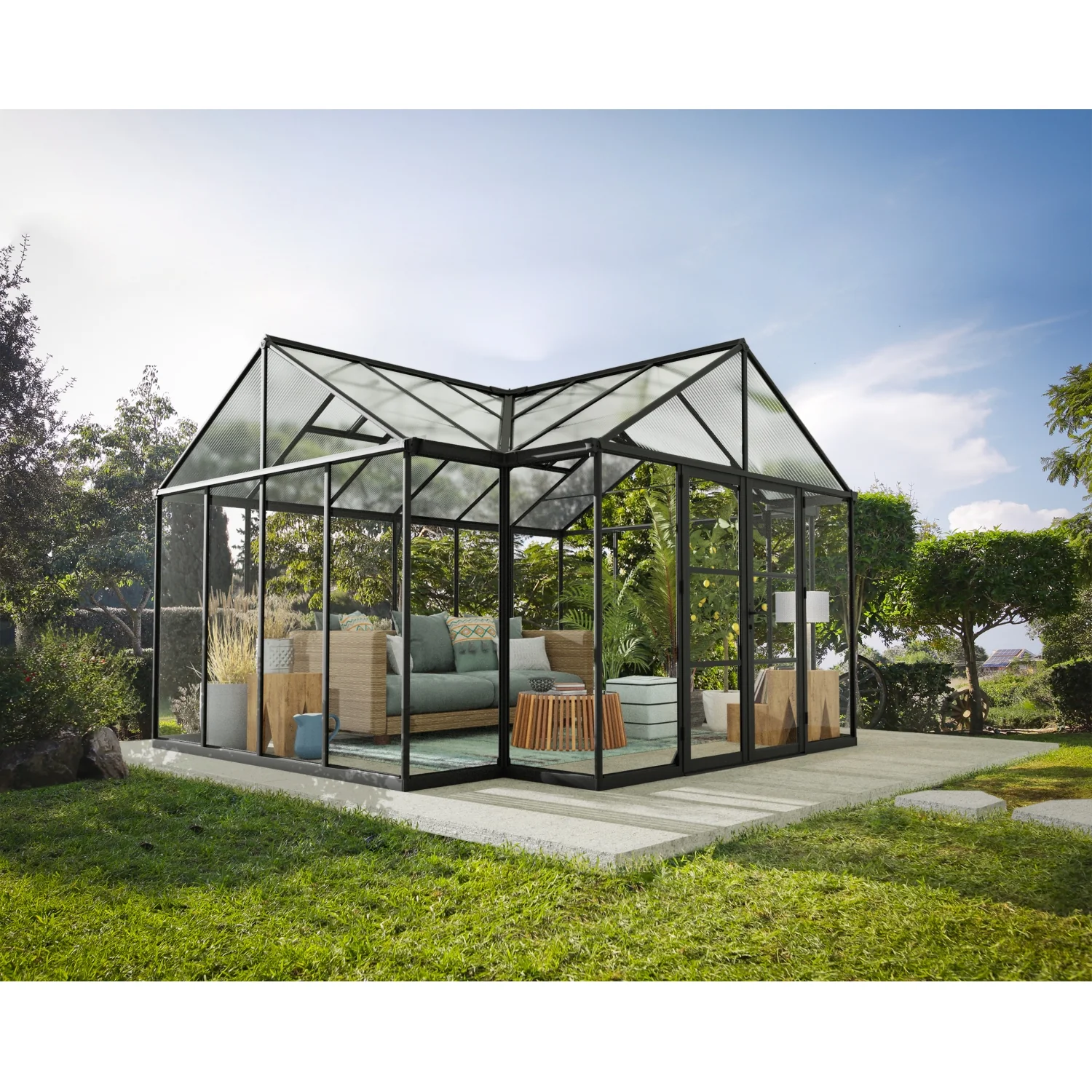 Palram - Canopia | 12x15 Ft Triomphe Chalet Greenhouse - Image 5