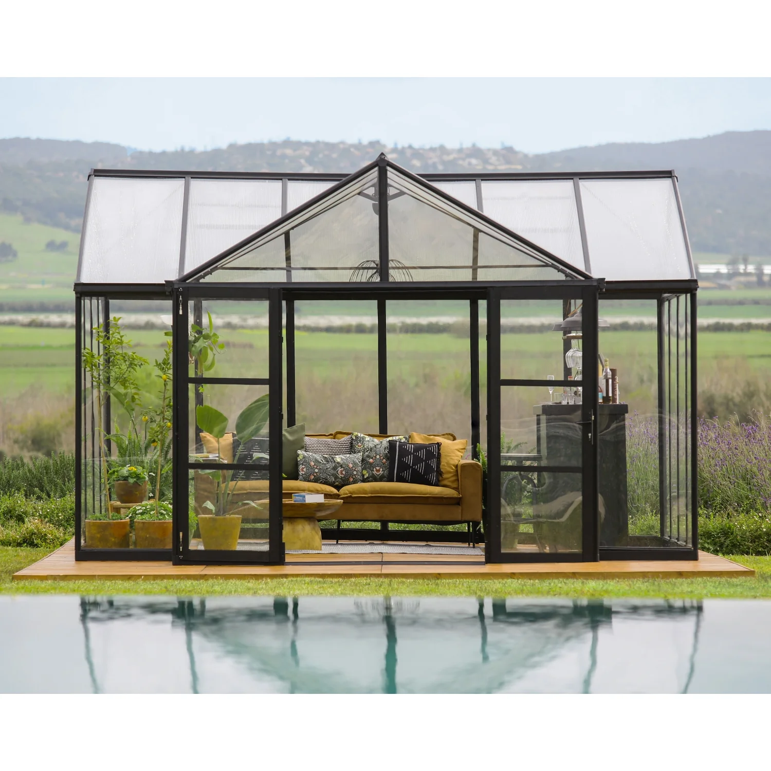 Palram - Canopia | 12x15 Ft Triomphe Chalet Greenhouse - Image 8