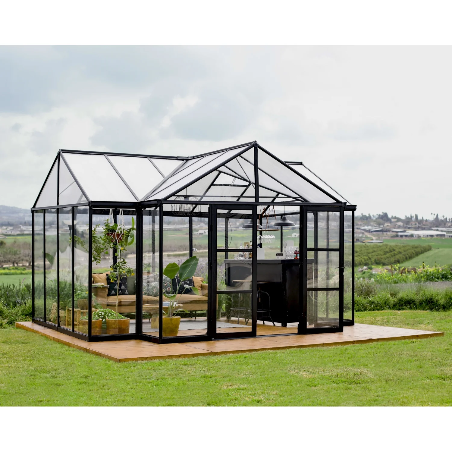 Palram - Canopia | 12x15 Ft Triomphe Chalet Greenhouse - Image 9