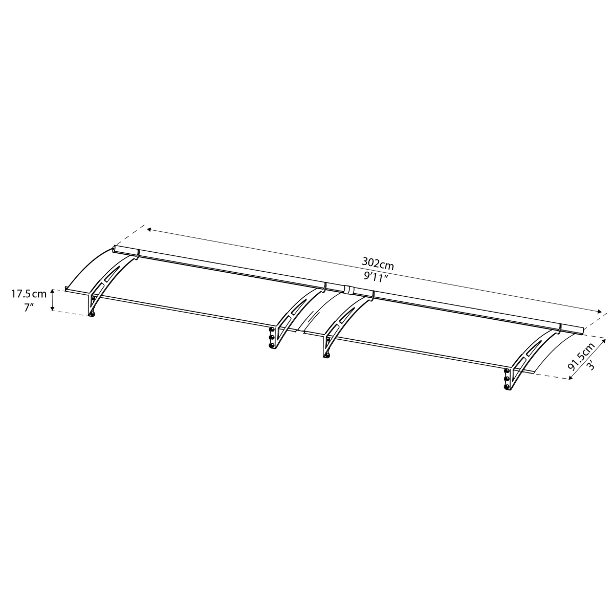 Palram - Canopia | Aquila Door Awning - Image 28