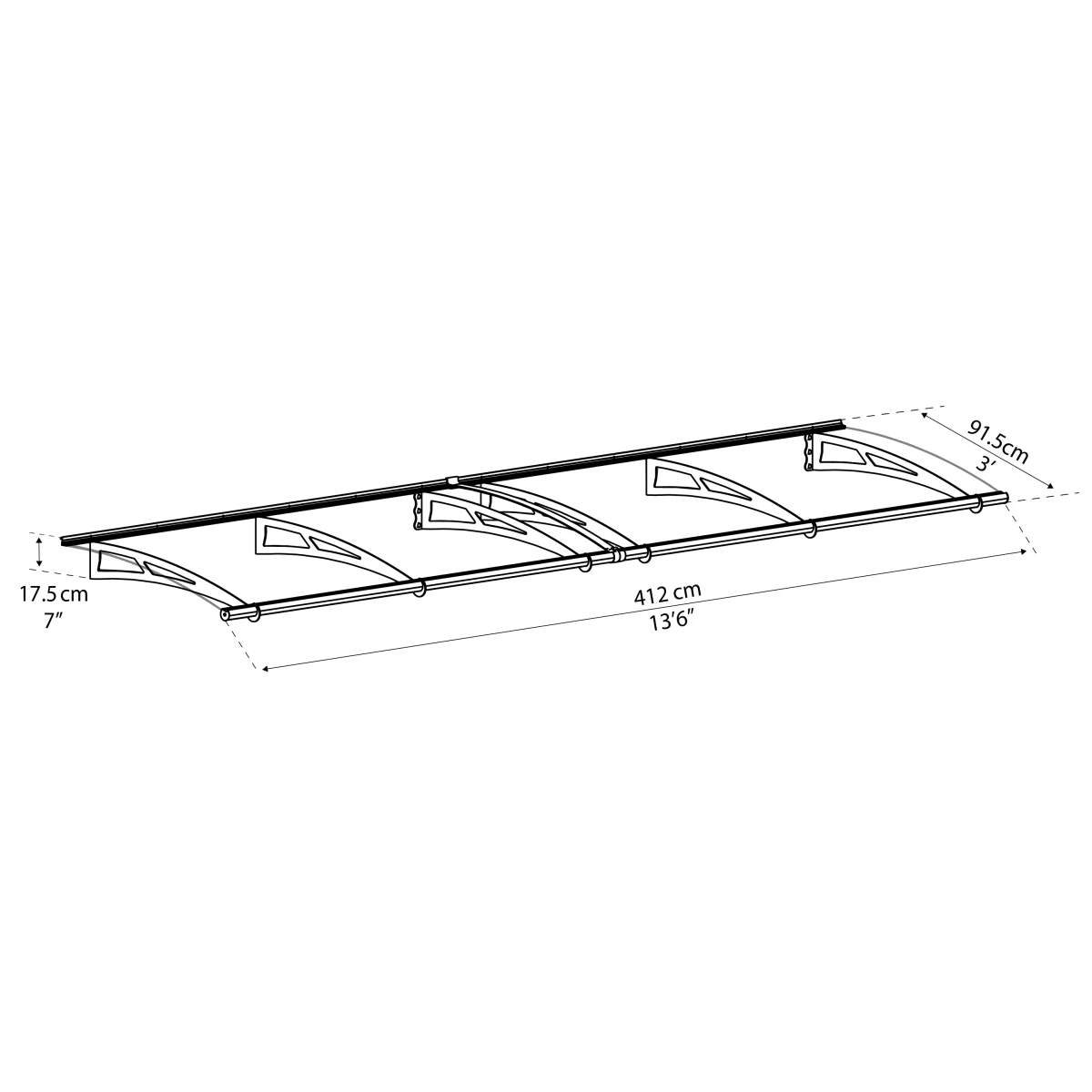 Palram - Canopia | Aquila Door Awning - Image 37