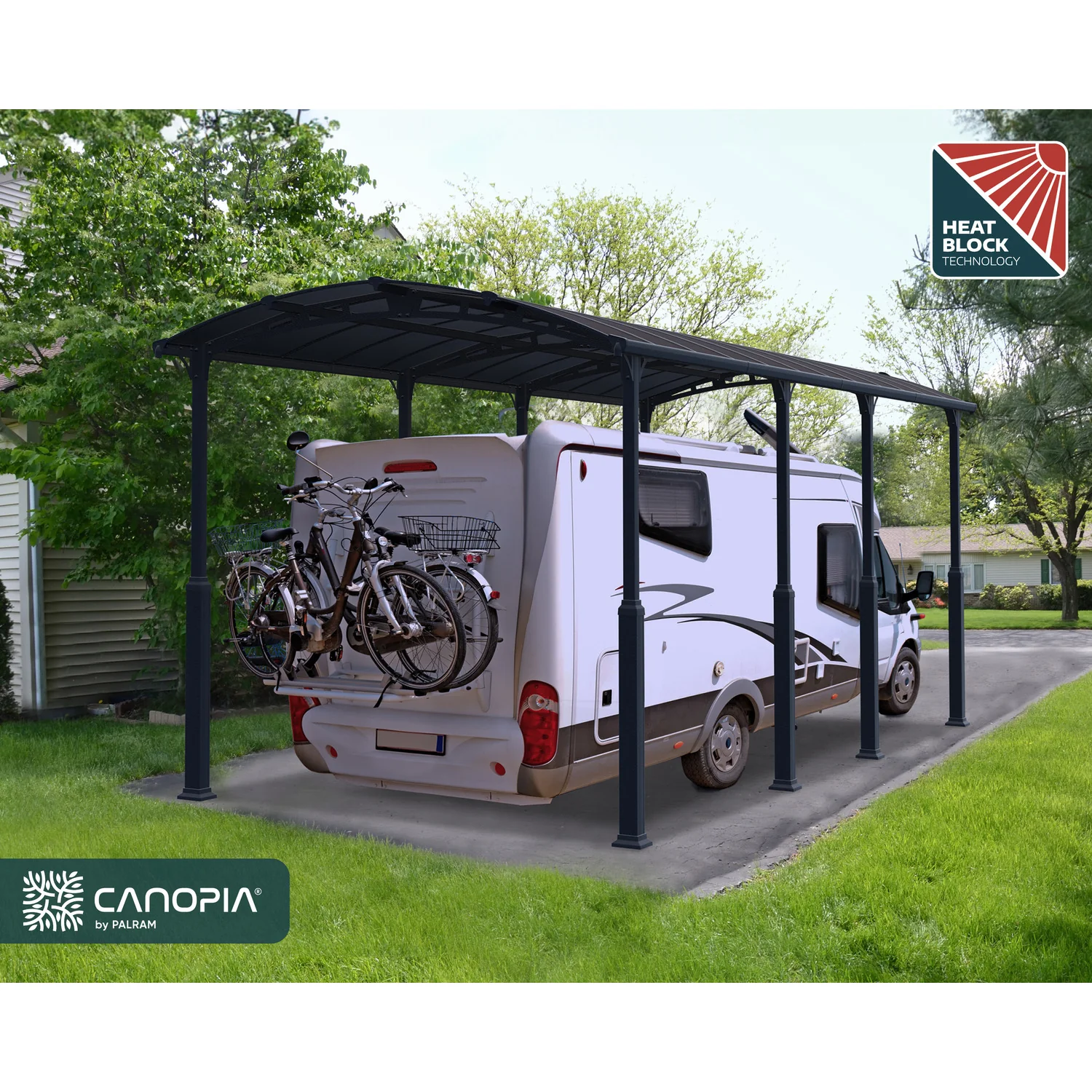 Palram - Canopia | Arcadia Alpine RV Carport 12x35x11.5 ft - Image 16