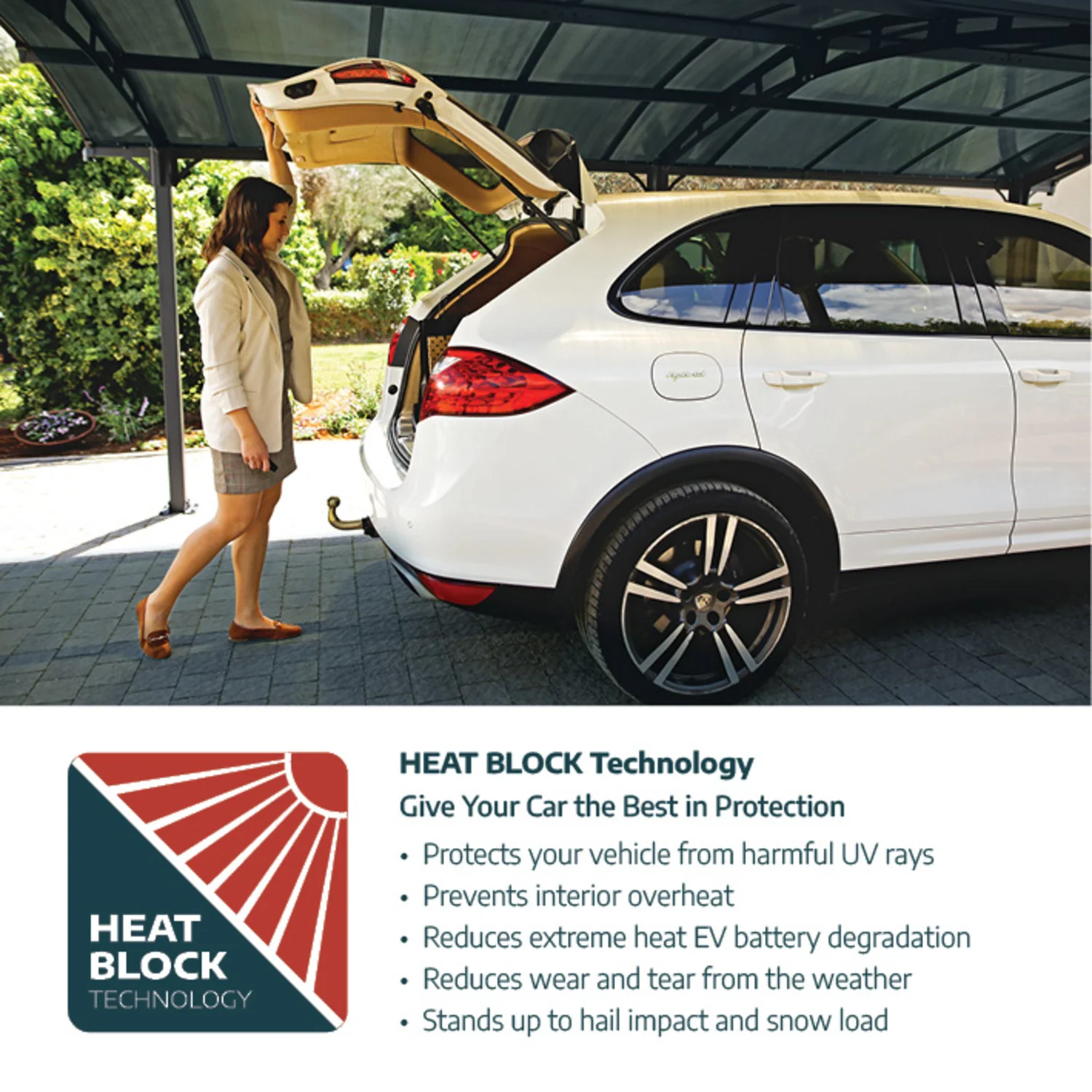 Palram - Canopia | Arcadia Alpine RV Carport 12x35x11.5 ft - Image 3