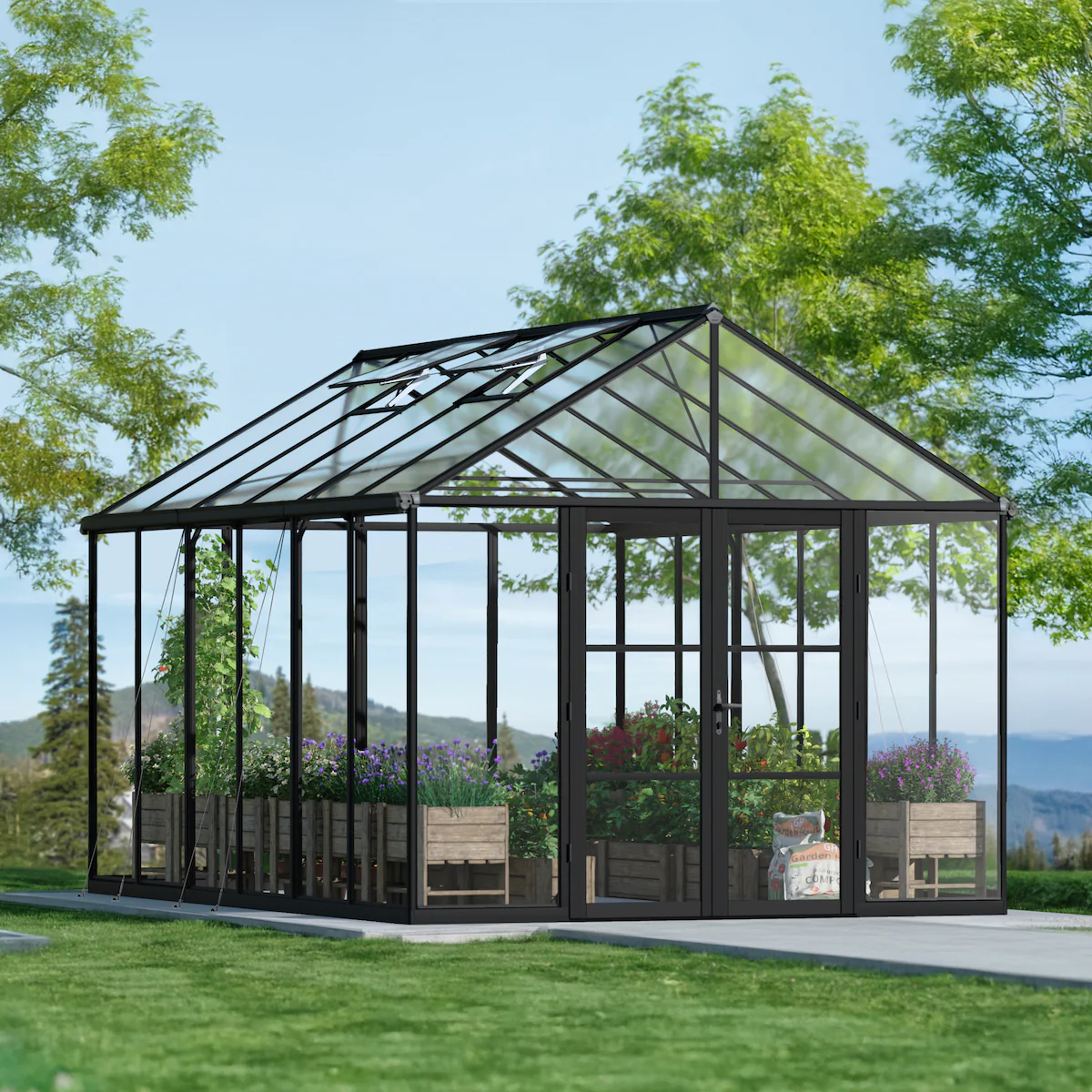 Palram - Canopia | Aria Greenhouse with Polycarbonate Glazing - Image 11