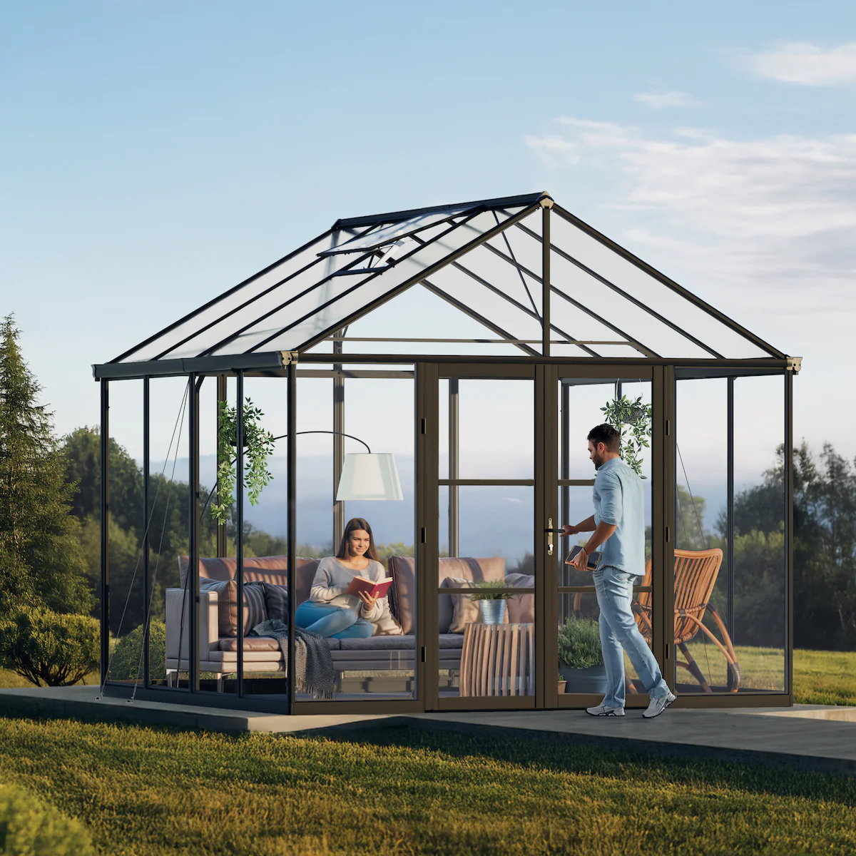 Palram - Canopia | Aria Greenhouse with Polycarbonate Glazing - Image 3
