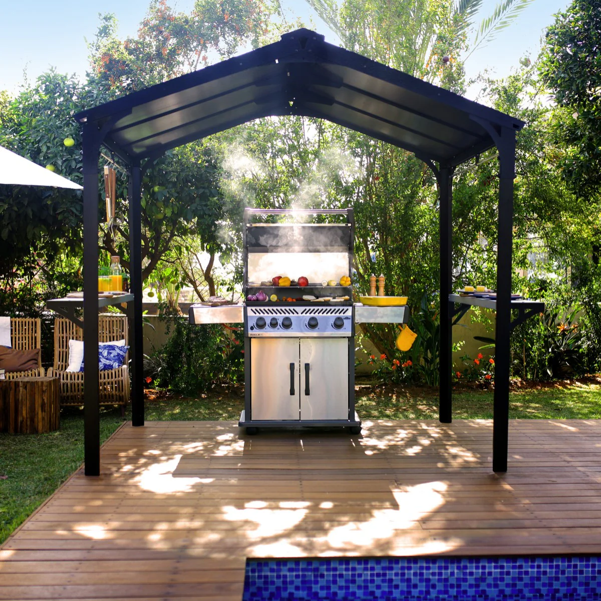 Palram - Canopia | Austin BBQ Gazebo – Premium All-Weather Grill Shelter - Image 4