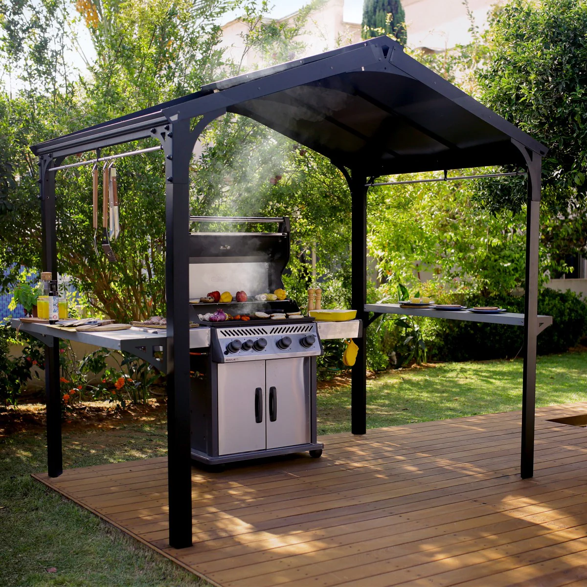 Palram - Canopia | Austin BBQ Gazebo – Premium All-Weather Grill Shelter - Image 5