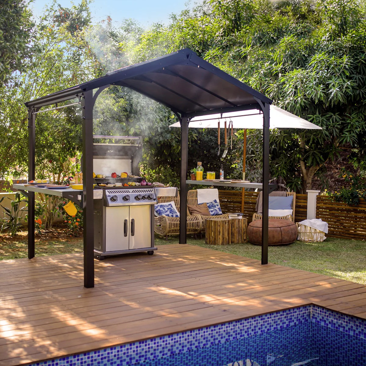 Palram - Canopia | Austin BBQ Gazebo – Premium All-Weather Grill Shelter - Image 6