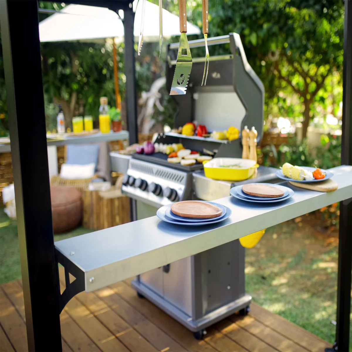 Palram - Canopia | Austin BBQ Gazebo – Premium All-Weather Grill Shelter - Image 7